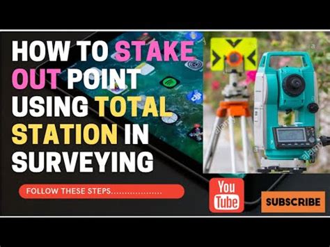HOW TO STAKE OUT POINT USING TOTAL STATION IN .